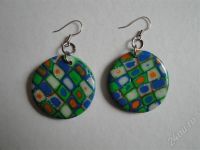 Лот: 432433. Фото: 2. Изделия из полимерной глины,серьги... Ювелирные изделия, бижутерия, часы