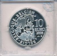 Лот: 6331827. Фото: 2. Бельгия 10 евро 2008 Морис Метерлинк... Монеты