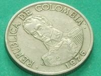 Лот: 11684854. Фото: 4. Монета 1 песо один Колумбия 1976... Красноярск