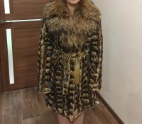 Лот: 6686493. Фото: 3. Шуба норковая из кусочков. Одежда, обувь, галантерея