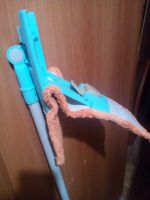 Лот: 14542922. Фото: 2. Швабра,съёмная махровая тряпочка... Хозтовары