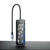 Лот: 25794904. Фото: 5. HUB адаптер 5в1 RECCI RH16 USB-C...