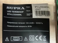 Лот: 21374844. Фото: 3. N203 . Led-телевизор SUPRA STV-LC32440WL... Бытовая техника