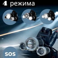 Лот: 25794728. Фото: 2. Фонарь налобный аккумуляторный... Бытовая техника