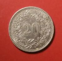 Лот: 18343870. Фото: 2. Швейцария 20 раппенов 1985 С 1... Монеты