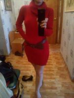 Лот: 3684890. Фото: 3. Платье-туника трикотажное, 42-44. Одежда, обувь, галантерея
