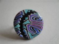 Лот: 432458. Фото: 2. Изделие из полимерной глины,кольцо... Ювелирные изделия, бижутерия, часы