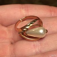 Лот: 12795986. Фото: 4. Кольцо. Позолоченное. НОВОЕ. пр-во...