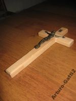 Лот: 6042146. Фото: 3. Настенное Распятие дерево бронза... Домашний быт