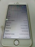 Лот: 10124123. Фото: 4. iPhone 6 gold 16GB не восстановленный...