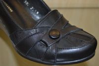 Лот: 3822973. Фото: 4. Кожанные туфли на платформе,чёрные... Красноярск