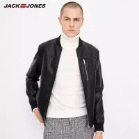 Лот: 15783003. Фото: 2. Кожаная куртка Jack&Jones (новая... Мужская одежда
