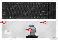 Лот: 15962901. Фото: 2. Клавиатура Lenovo G575 черная... Комплектующие