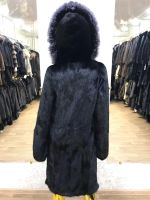 Лот: 11849580. Фото: 3. Шубка из Норки, чёрный бриллиант... Одежда, обувь, галантерея