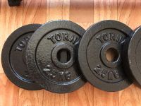 Лот: 16203683. Фото: 2. Штанга и две гантели со съемными... Тяжелая атлетика