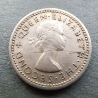 Лот: 3699541. Фото: 3. New Zealand, 3 pence, 1955г. Новая... Коллекционирование, моделизм