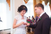 Лот: 6659989. Фото: 2. Свадебное платье и болеро. Свадебная мода