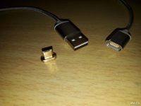 Лот: 8871181. Фото: 5. магнитный кабель Micro USB длина...