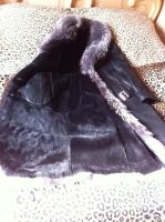 Лот: 6165673. Фото: 3. Кожаная дублёнка с чернобуркой... Одежда, обувь, галантерея