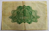 Лот: 25646250. Фото: 2. Норвегия 1 крона 1941. Банкноты
