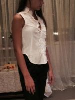 Лот: 10071605. Фото: 2. Блуза рубашка жилет XS Benetton. Одежда и аксессуары