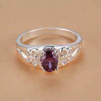 Лот: 15664405. Фото: 3. Кольцо Бабочки с фиолетовым камнем. Красноярск