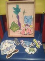 Лот: 7161576. Фото: 2. Деревянная куколка с одеждой. Игрушки