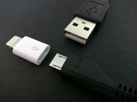 Лот: 10792339. Фото: 3. Переходник micro-usb - lightning... Смартфоны, связь, навигация