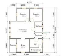 Лот: 20319693. Фото: 10. Каркасный дом 66 м2 под ключ