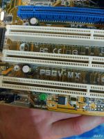 Лот: 8626654. Фото: 2. Материнская плата Asus p5gv-mx... Комплектующие