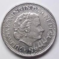 Лот: 200839. Фото: 2. Нидерлады. 1 гульден 1980г. Монеты