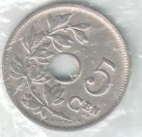 Лот: 14388701. Фото: 2. Бельгия 5 сантимов 1924 (с5-4). Монеты