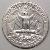 Лот: 1540225. Фото: 2. США. 25 цент (квотер) 1956г. Серебро... Монеты
