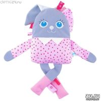 Лот: 13234938. Фото: 2. Развивающая мягкая игрушка "Зайчик... Игрушки