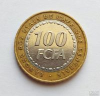 Лот: 17930026. Фото: 2. Центральная Африка. 100 франков... Монеты