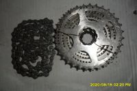 Лот: 16394480. Фото: 5. Кассета Shimano 8 Speed + цепь...