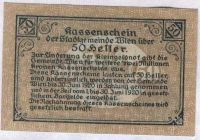 Лот: 1420222. Фото: 2. Австрия. Нотгельд. 50 геллер 1920г... Банкноты