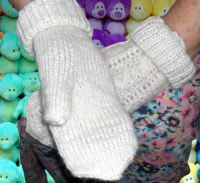 Лот: 18661153. Фото: 2. Длинные варежки из козьего пуха... Аксессуары