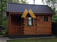 Лот: 14994974. Фото: 2. Баня 3х3 с террасой 2х3 из строганного... Срубы и конструкции