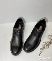 Лот: 16548994. Фото: 3. Кожаные мужские полуботинки 46... Одежда, обувь, галантерея