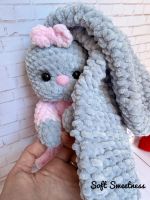 Лот: 15482848. Фото: 2. Зайчик в платье и пуантах. Ручная... Ручная работа