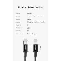 Лот: 21574302. Фото: 10. Кабель UGREEN USB-C 2.0 Charging...