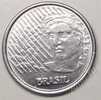 Лот: 1587771. Фото: 2. Бразилия. 5 сентаво 1994г. Монеты