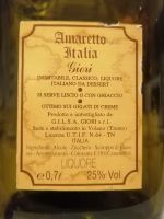 Лот: 15483735. Фото: 2. Бутылка из-под ликёра Amaretto... Открытки, билеты и др.