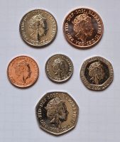 Лот: 17857105. Фото: 4. набор ЩИТ 50,20,10,5 пенсов, 2... Красноярск