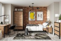 Лот: 23917578. Фото: 2. Тумба прикроватная Hoff Loft. Хранение вещей