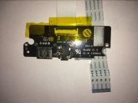 Лот: 16220896. Фото: 2. Плата MicroSD+USB+звук со шлейфом... Комплектующие