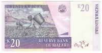 Лот: 10906363. Фото: 2. 20 квача 2009 год. Малави (Джон... Банкноты