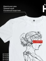 Лот: 19904015. Фото: 3. Футболка с принтом | Принт Богиня... Одежда, обувь, галантерея