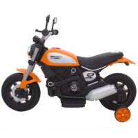 Лот: 21315917. Фото: 2. Детский мотоцикл Qike Чоппер оранжевый... Электромотоциклы и комплектующие